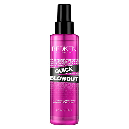Redken Quick Blowout Heat Protecting Blowdry Spray 4.2oz - Redken | Available at Plush Salon, Oakdale, PA