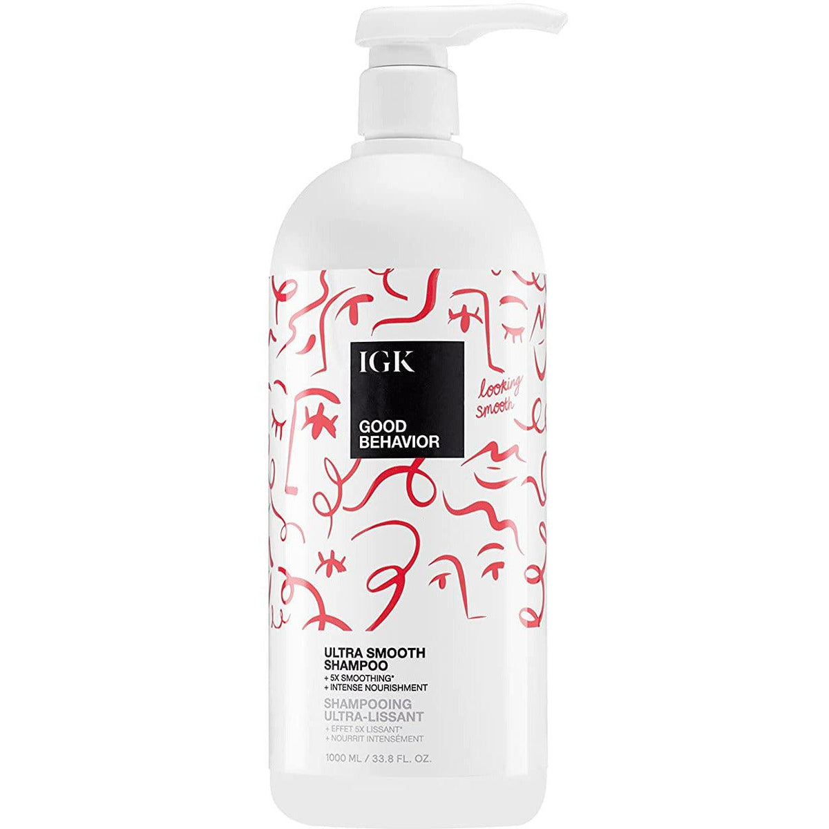 IGK GOOD BEHAVIOR Ultra Smooth Shampoo - The Warehouse Salon | Available at Plush Salon, Oakdale, PA
