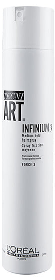 L'oreal Tecni.Art Infinium 3 Medium Hold Hairspray 10.2 oz - L’Oreal | Available at Plush Salon, Oakdale, PA