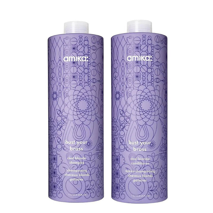 Amika Bust Your Brass Cool Blonde Repair Conditioner