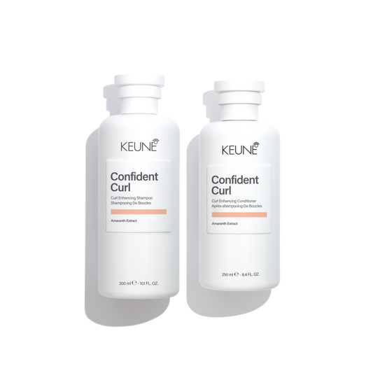 Keune Confident Curl Shampoo + Conditioner - Keune | Available at Plush Salon, Oakdale PA