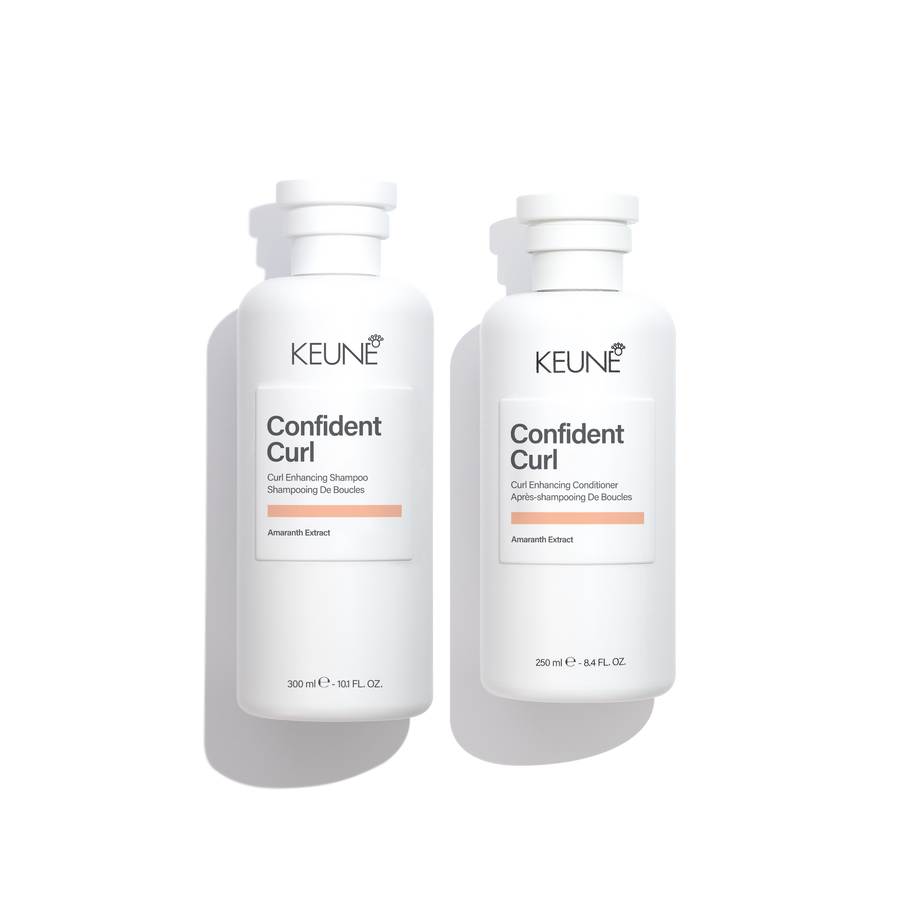 Keune Confident Curl Shampoo + Conditioner - Keune | Available at Plush Salon, Oakdale PA
