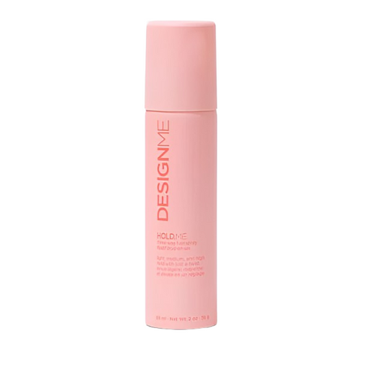 Design.Me Hold.Me Three-Way Hairspray 2oz - The Warehouse Salon | Available at Plush Salon, Oakdale, PA
