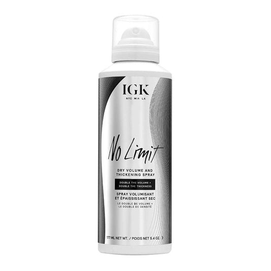 IGK No Limit Dry Volume & Thickening Spray 5.4oz - The Warehouse Salon | Available at Plush Salon, Oakdale, PA