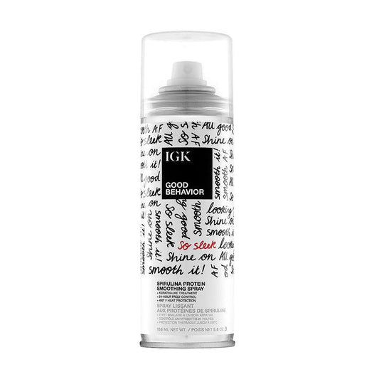 IGK GOOD BEHAVIOR Spirulina Protein Smoothing Spray 5.6oz - The Warehouse Salon | Available at Plush Salon, Oakdale, PA