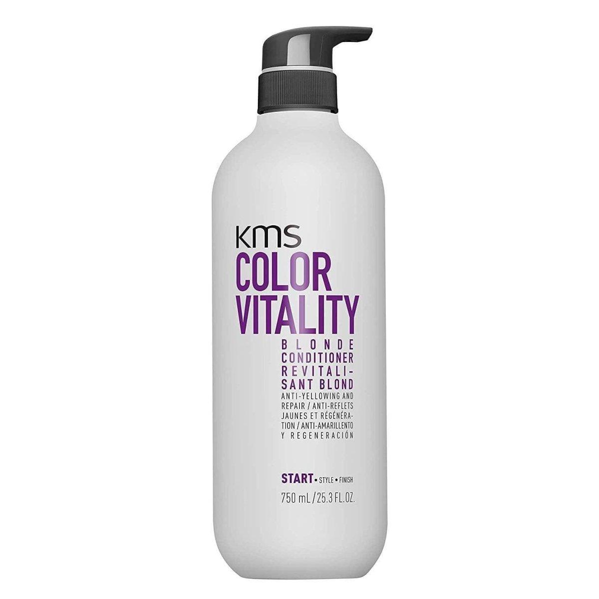 KMS ColorVitality Blonde Conditioner 25.3 oz - The Warehouse Salon | Available at Plush Salon, Oakdale, PA