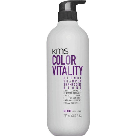 KMS ColorVitality Blonde Shampoo 750ml/25.3oz - The Warehouse Salon | Available at Plush Salon, Oakdale, PA