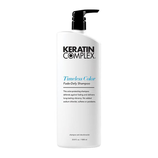 Keratin Complex Timeless Color Fade-Defy Shampoo, 33.8 oz - The Warehouse Salon | Available at Plush Salon, Oakdale, PA