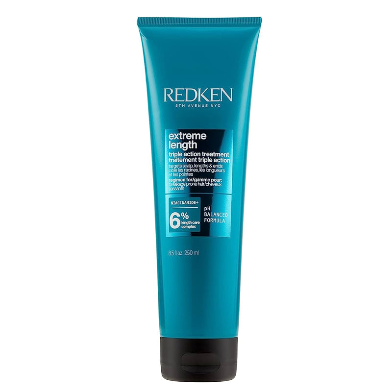 Redken Extreme Length Triple Action Treatment Mask 8.5 oz - Redken | Available at Plush Salon, Oakdale, PA
