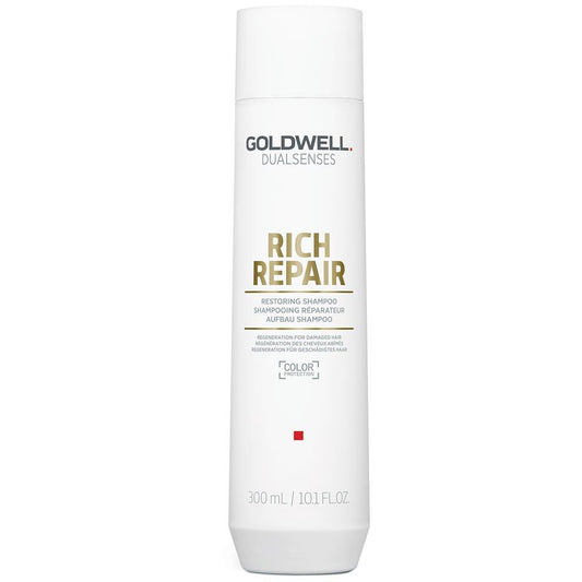 Goldwell DualSenses Rich Repair Restoring Shampoo - The Warehouse Salon | Available at Plush Salon, Oakdale, PA
