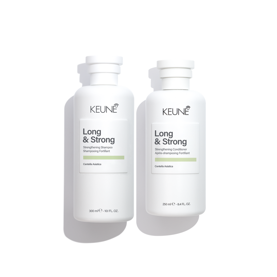 Keune Long & Strong Shampoo + Conditioner - Keune | Available at Plush Salon, Oakdale PA