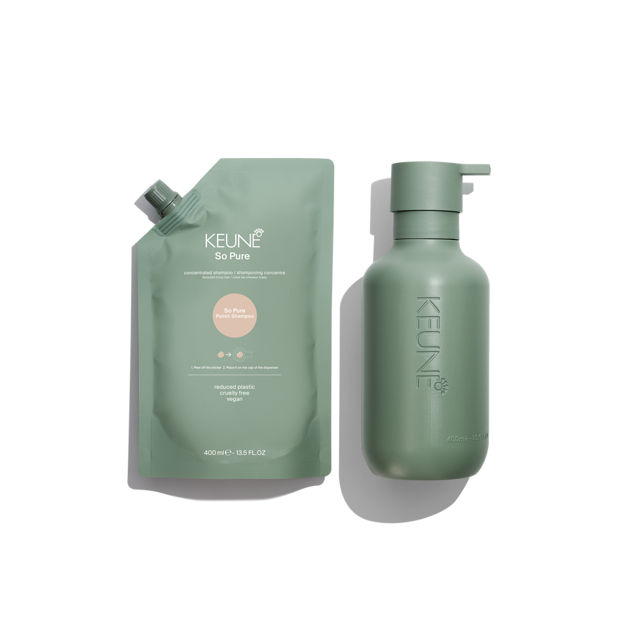 Keune So Pure Bundle - Polish Shampoo - Keune | Available at Plush Salon, Oakdale PA