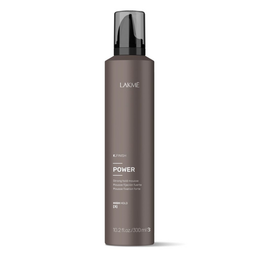 Lakme K Finish Power Strong Hold Mousse 10.2oz - The Warehouse Salon | Available at Plush Salon, Oakdale, PA