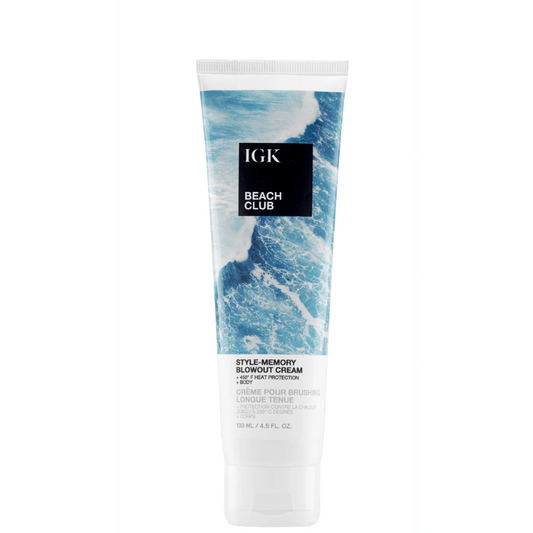 IGK BEACH CLUB Style-Memory Blowout Cream 4.5oz - The Warehouse Salon | Available at Plush Salon, Oakdale, PA