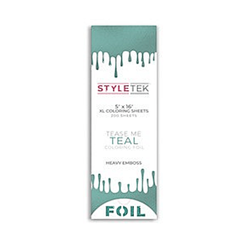 Styletek Tease Me Teal Balayage XL Sheets 200ct 5x16 - The Warehouse Salon | Available at Plush Salon, Oakdale, PA