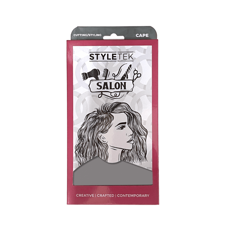 Styletek Solid Gray Cape 45x6 - The Warehouse Salon | Available at Plush Salon, Oakdale, PA