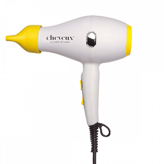 Sunlights Cheveux Hair Dryer - White + Yellow - The Warehouse Salon | Available at Plush Salon, Oakdale, PA