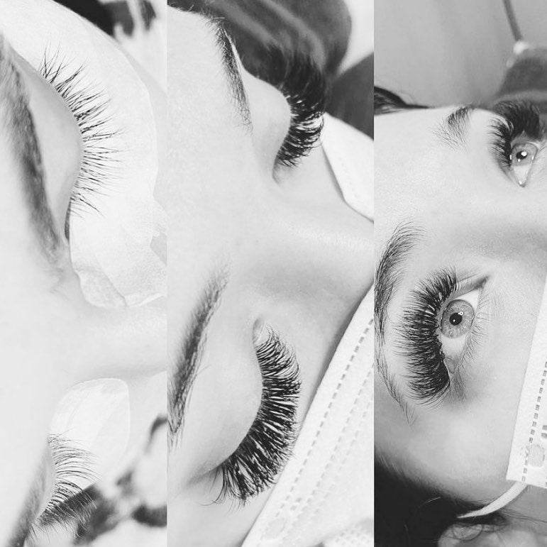 Three volume lash extension sets at Plush Salon & Spa, Oakdale PA