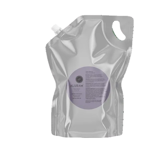 Aluram Purple Shampoo Pouch 100oz - The Warehouse Salon | Available at Plush Salon, Oakdale, PA